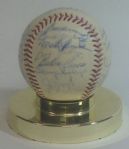 1969 Kansas City Royals Team Signed Baseball (26 Sigs)- 1st Year!!!