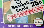 1975 Topps Unopened Cello Pack With Brett Rookie Showing