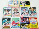 Topps Cello Pack Lot With Brett Cards Showing (1979, 80, 81, 82, etc.)