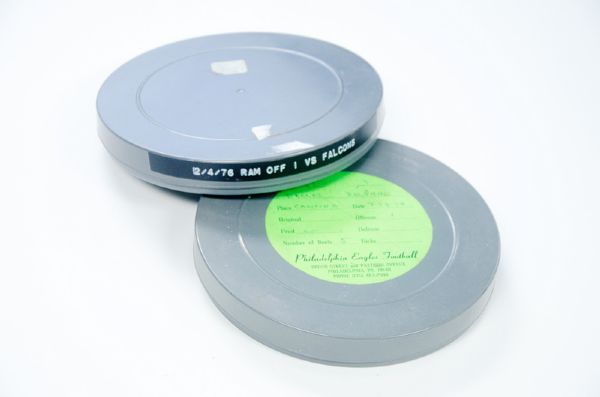 2-Vintage Pro Football Films In Canisters 