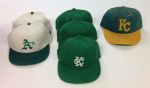 6- Kansas City A's Baseball Hats