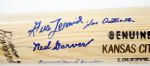 Kansas City A's Autographed Commemorative Bat (Zernial, Shantz, Garver, Etc.)