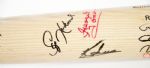 2011 Kansas City A's Reunion Multi-Signed Bat 