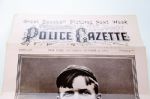 1913 Police Gazette Featuring Christy Mathewson