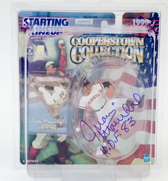 Juan Marichal Autographed Starting Line-up