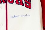 Buck O'Neil, Connie Johnson,and Ulysses Hollimon Signed KC Monarchs Jersey