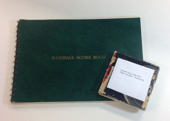 Satchel Paige Official Last Game Score Book with Audio - Campaneris all 9 positions 