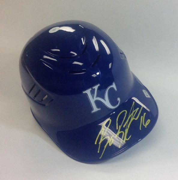 Billy Butler Game Issued Autographed Batting Helmet