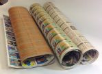 Lot of 12 Uncut Sheets of Baseball Cards (1984 Nestle, 1981 Topps, 1989 Fleer etc.)
