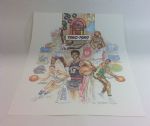College Basketball Decades Signed Original Print