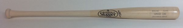 2014 Lorenzo Cain Game-Issued World Series Bat