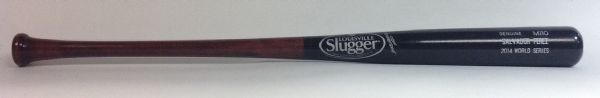 2014 Salvador Perez Game-Issued World Series Bat