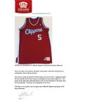 1989-90 Danny Manning Game Used L.A. Clippers Signed Jersey