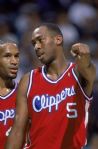 1989-90 Danny Manning Game Used L.A. Clippers Signed Jersey