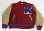 Vintage Kansas Jayhawks Lettermans Jacket