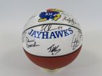 1999-00 Kansas Jayhawks Team Signed Basketball