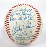 1980 Kansas City Royals Team Signed Ball