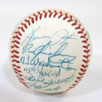 1980 Kansas City Royals Team Signed Ball
