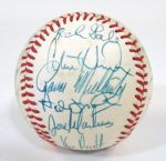 1980 Kansas City Royals Team Signed Ball
