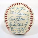 1958 Detroit Tigers Team Signed Ball