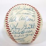 1958 Detroit Tigers Team Signed Ball