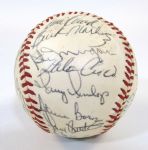 1975 Kansas City Royals Team Signed Ball