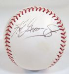 Ken Griffey Sr. & Ken Griffey Jr. Signed Ball
