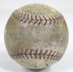 Babe Ruth Signed Home Run Ball