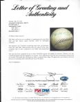 Babe Ruth Signed Home Run Ball