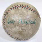 Babe Ruth Signed Home Run Ball