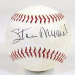 Stan Musial Single Signed Ball