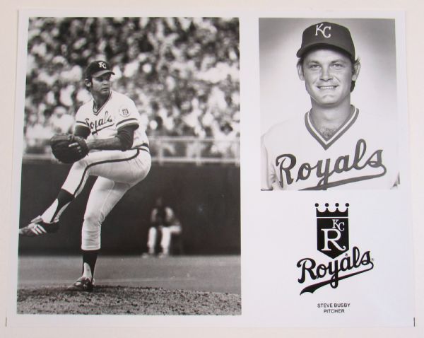 Lot of 4 Kansas City Royals Press Photos 