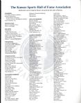 1997 State Of Kansas Hall Of Fame Program (Chamberlain)