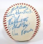 1958 Kansas City A's Team Signed Ball