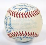 1958 Kansas City A's Team Signed Ball