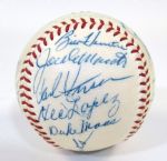 1958 Kansas City A's Team Signed Ball