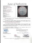 1958 Kansas City A's Team Signed Ball