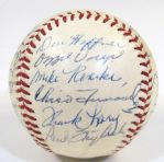 1961 Detroit Tigers Team Signed Ball