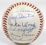 1961 Detroit Tigers Team Signed Ball
