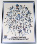 1977 Kansas City Royals Framed Poster