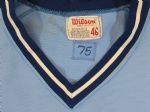 1975 Steve Busby Game Used Signed KC Royals Jersey