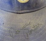 Darrell Porter Game Used KC Royals Hat Signed