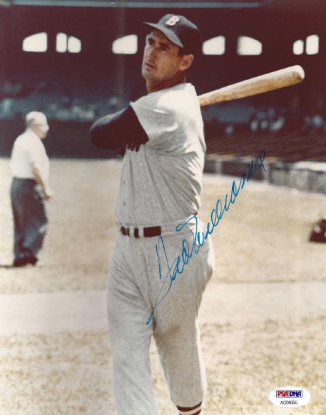 Lot of 2 Ted Williams Signed 8x10s