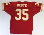 1990 Christian Okoye Game Used KC Chiefs Jersey