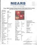 1990 Christian Okoye Game Used KC Chiefs Jersey