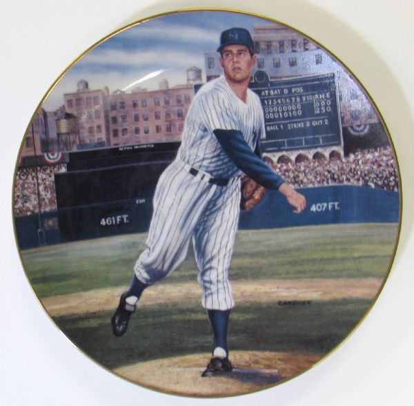 Don Larsen "perfect Game" Bradford Commemorative Plate