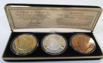 Babe Ruth Collector Coins (Bronze, Troy Silver, & 24K Gold Plated)