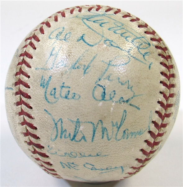 1962 San Francisco Giants Team Signed Ball