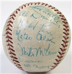 1962 San Francisco Giants Team Signed Ball