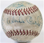 1962 San Francisco Giants Team Signed Ball
